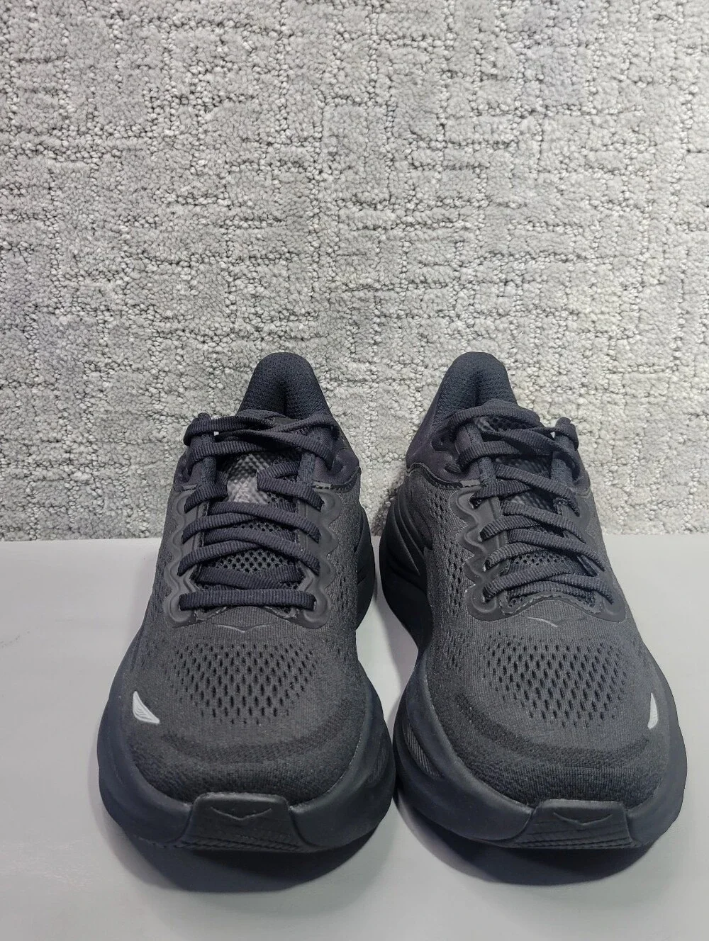 Hoka One One Bondi 9 Womens Size US 7B Black Athletic Running Sneakers